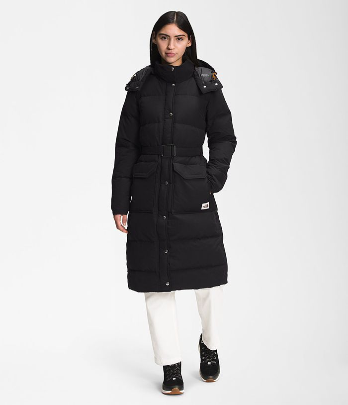 Parka The North Face Mujer Negras Sierra Largos Down 62940KEQI